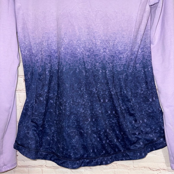 CALIA Oasis Ombre Mock Neck Long Sleeve Top, Size M - Picture 3 of 9